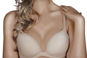 breast implants in bra